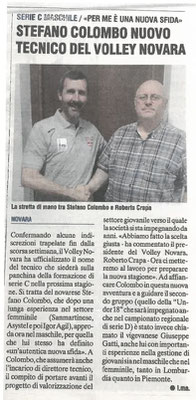 CORRIERE DI NOVARA LUNEDI' 13/06/2016